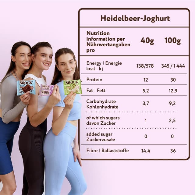 Detalle 2 de Proteinriegel-Set mit 30% Protein, 12 Stück