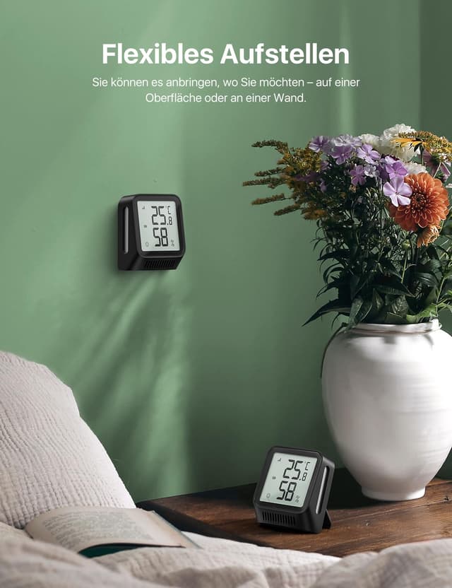 Detalle 2 de X-Sense WLAN Thermometer 2,7 Zoll đĄ