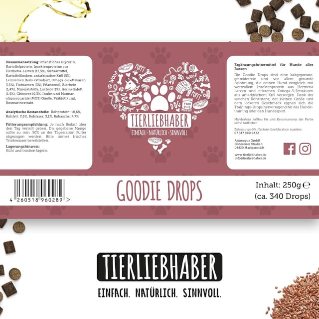 Thumbnail 6 de TIERLIEBHABER Goodie Drops 340 Stück