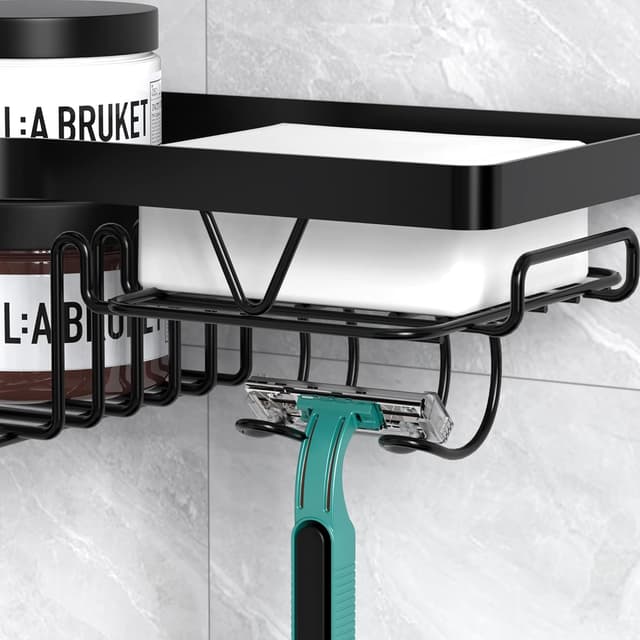 Detalle 1 de Kegii Duschregal ohne Bohren Ecke, 20 kg