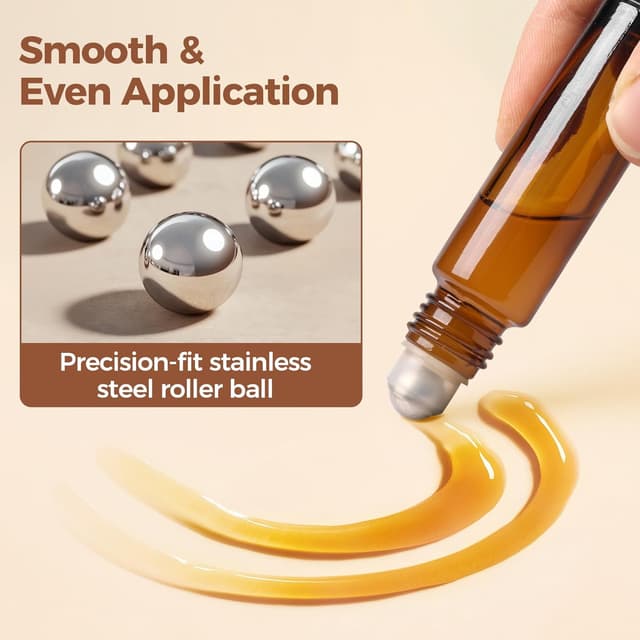 Thumbnail 6 de ComSaf 10ml Roller Glasflaschen 24er Set