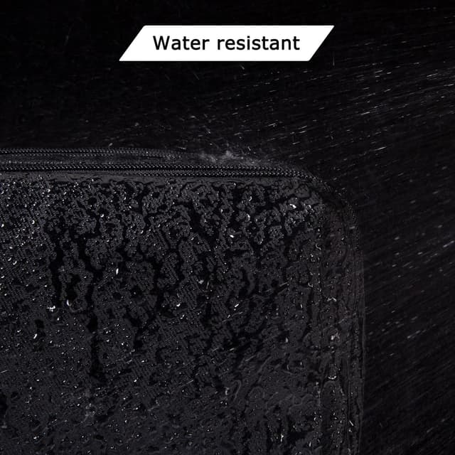 Detalle de Bagsmart men’s toiletry bag (wash bag) – water-resistant travel dopp kit, black