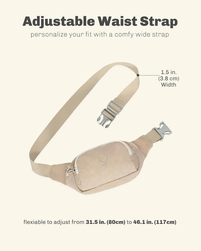 Thumbnail 3 de Bauchtasche Beige Hüfttasche Crossbody