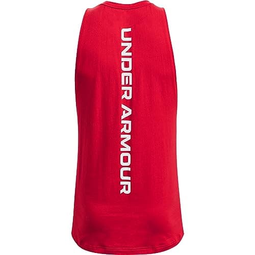 Detalle 2 de Under Armour UA Baseline Tank Rojo para Baloncesto