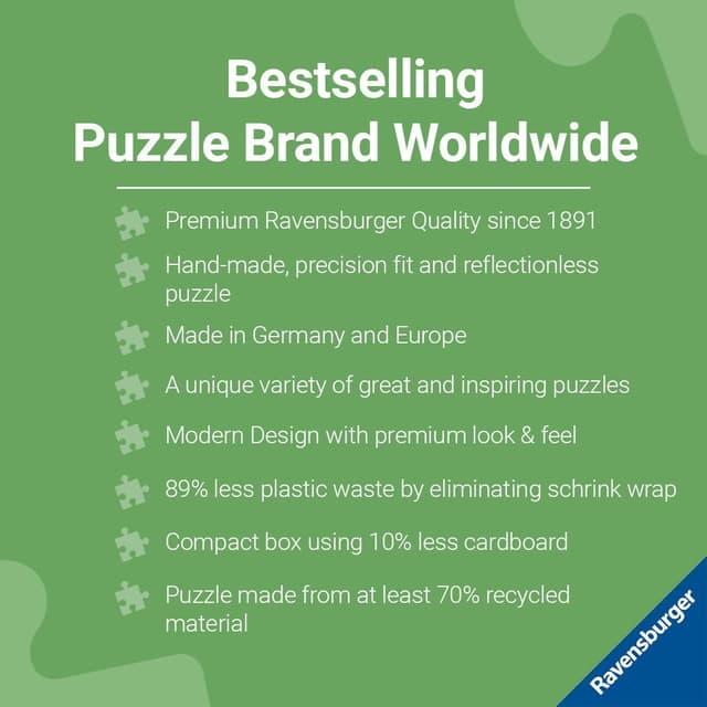 Detalle de Ravensburger Library of Dogs 1000-Piece Jigsaw Puzzle (70 x 50cm) for Adults and Kids 12+