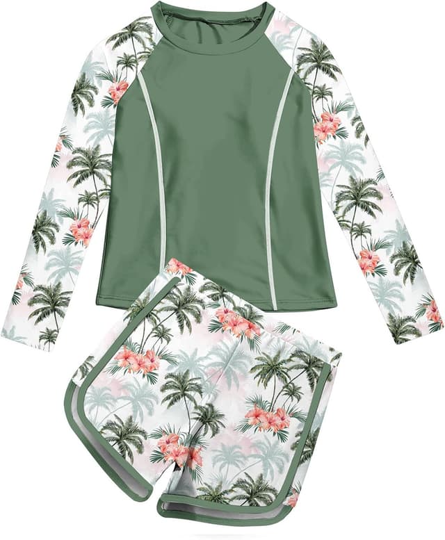 Detalle de Vogseek Girls rash guard 2 piece UPF 50+