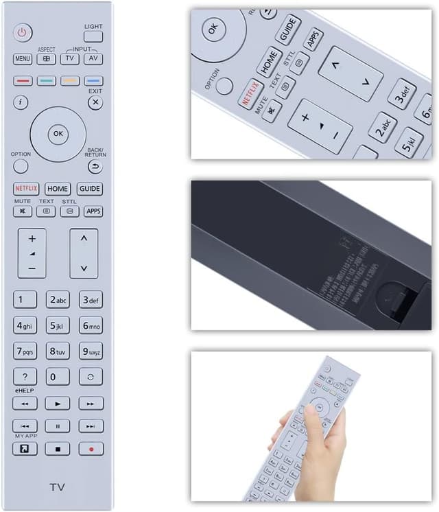 Detalle 2 de TCNOUMT N2QAYA000097 replacement remote for Panasonic Viera LCD TVs