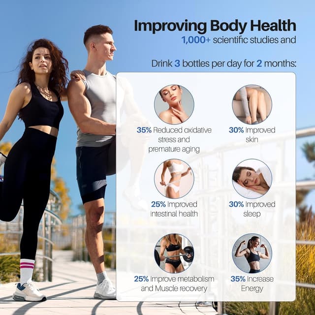 Thumbnail 5 de MOVOCA Hydrogen Water Bottle 2200PPB Generator 🚰