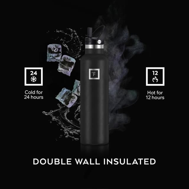 Detalle de IRON °FLASK 24 oz Insulated Water Bottle 🥤