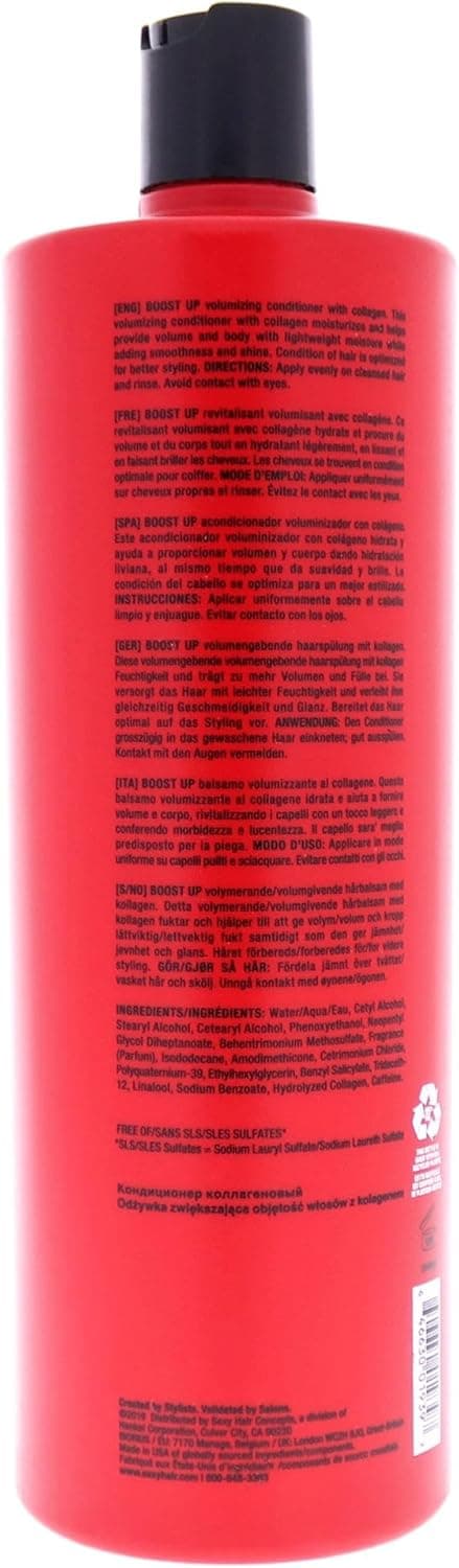 Detalle de Sexy Hair Big Boost Up Volumizing Conditioner (Unisex) for smoother, shinier volume