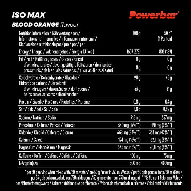 Thumbnail 5 de Powerbar Isomax Naranja 1200g - Bebida Isotónica Energizante 🍊