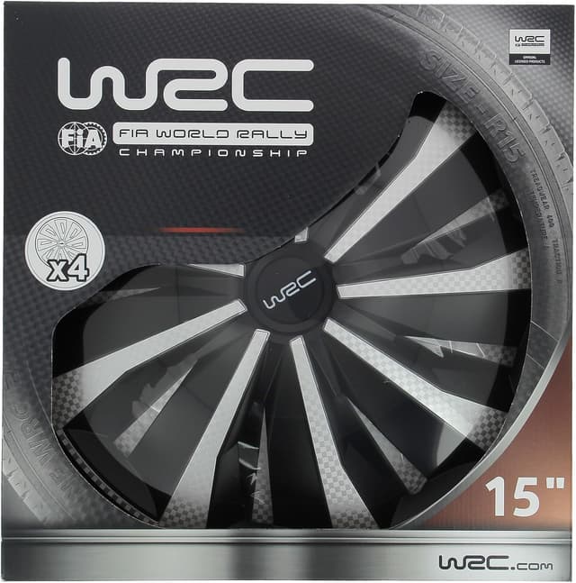 Thumbnail 6 de WRC Tapacubos 15 Carbono negro mate gris