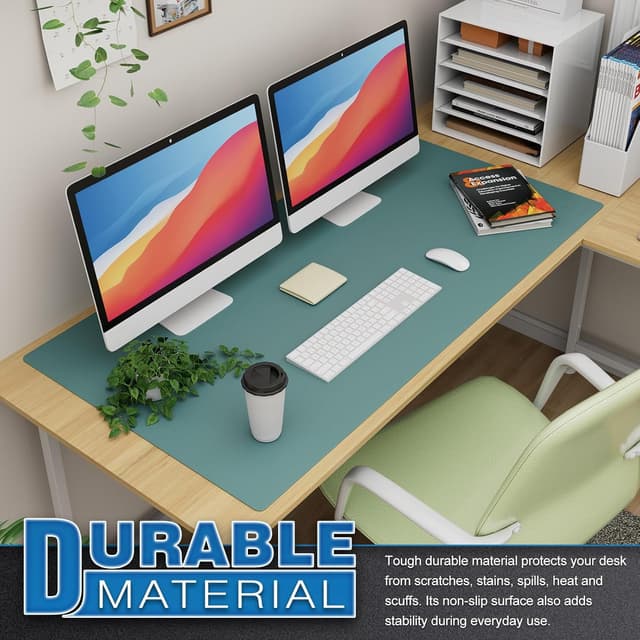 Thumbnail 4 de K KNODEL Large Leather Desk Mat 120x60cm