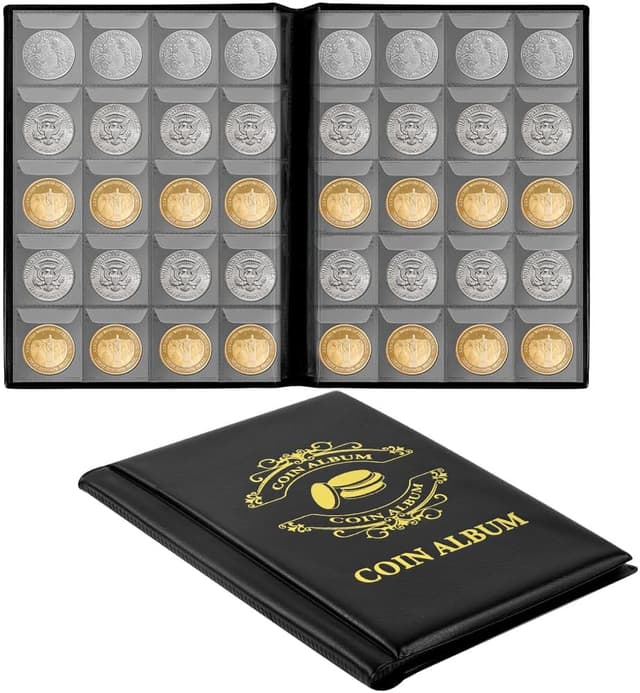 Imagen de Vicloon Album monete 200 tasche 45x45 mm en OfertitasTOP