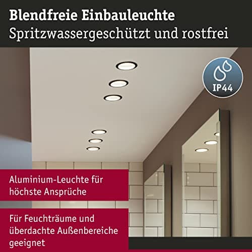 Detalle 2 de Paulmann 93410 Luminaria empotrable LED 3×6,5 W