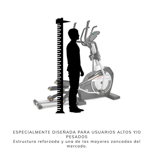 Thumbnail 2 de BH Fitness G868TFTM elíptica multimedia 10 pulgadas