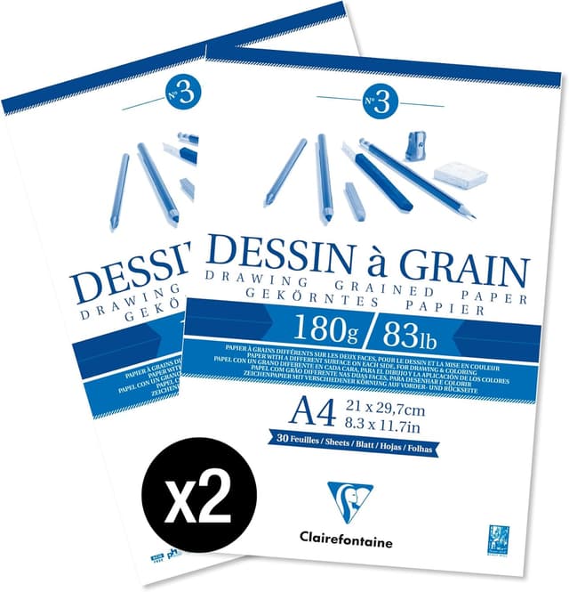 Thumbnail 1 de Clairefontaine 96624AMZC papel de dibujo A4