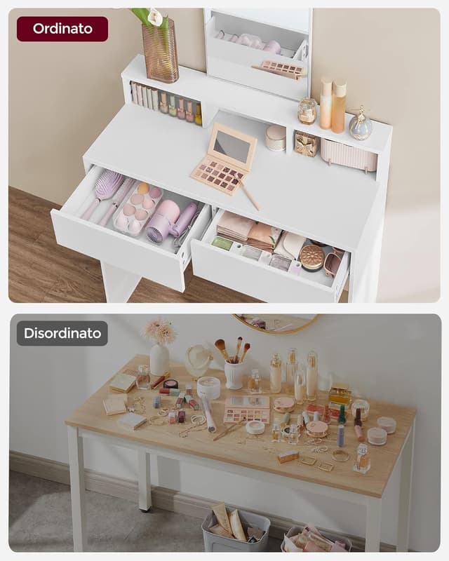 Thumbnail 3 de VASAGLE KAILYN Toeletta con Specchio 1 pezzo