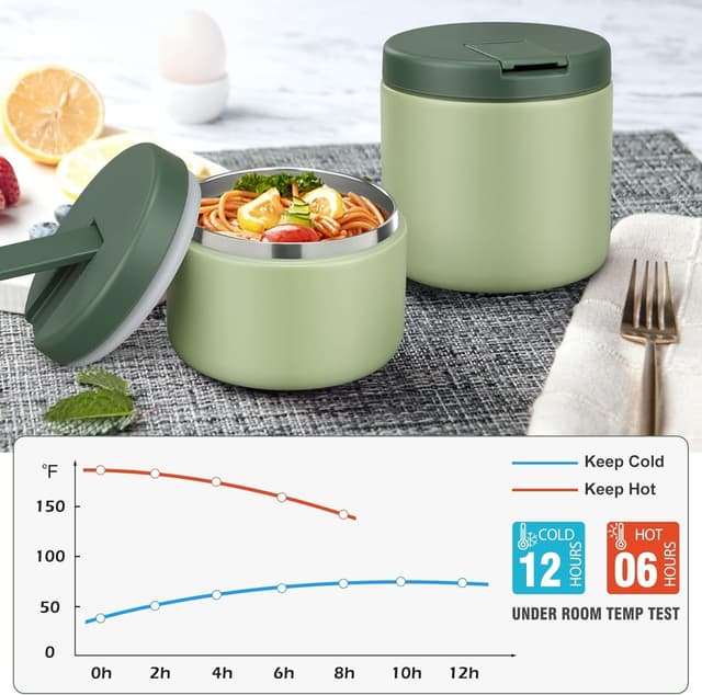 Thumbnail 4 de It life Thermobehälter 350 ml Edelstahl Grün