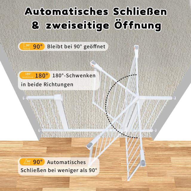 Thumbnail 4 de LAOYE Treppenschutzgitter 92 cm hoch