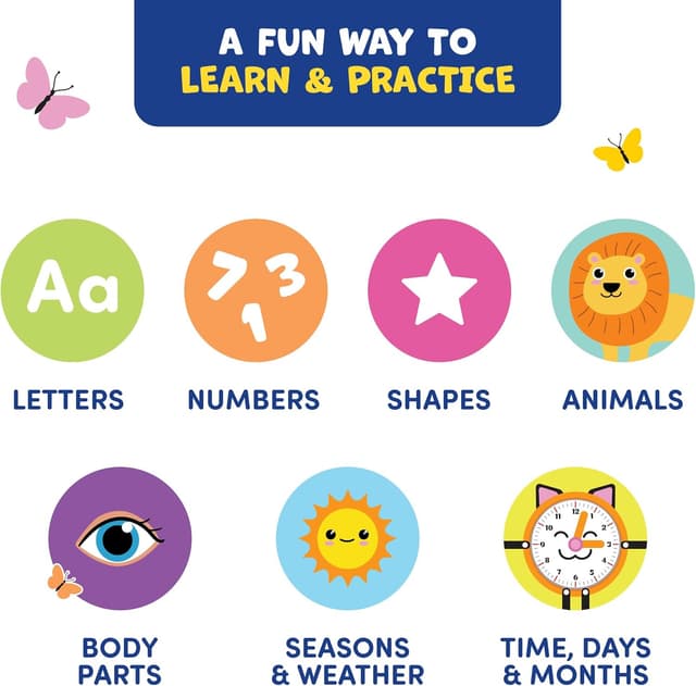 Detalle de Clever Fox Play Busy Book for Toddlers (Ages 1–3) Montessori Felt Activity Board