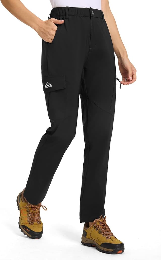 Thumbnail 6 de donhobo Damen Wanderhose Funktionshose mit 6 Taschen, wasserabweisend & Quick Dry (UPF-Schutz)