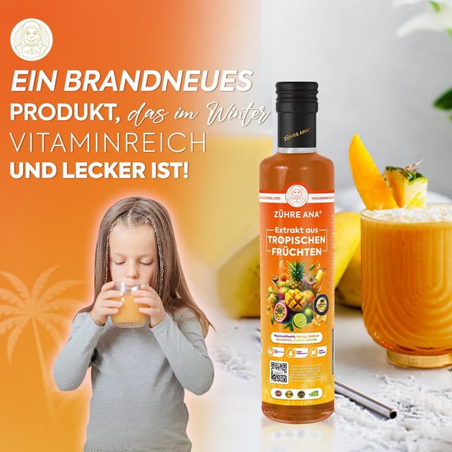 Thumbnail 6 de Zühre Ana Extrakt aus tropischen Früchten (640 g) – für Drinks, Joghurt & Desserts