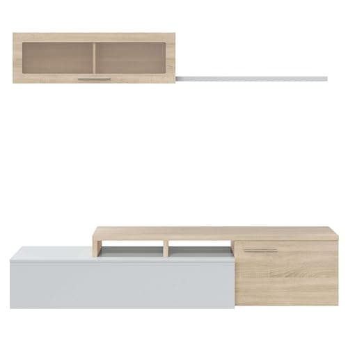 Thumbnail 3 de Habitdesign Mueble Multiusos Blanco Brillo y Roble 🇨🇦