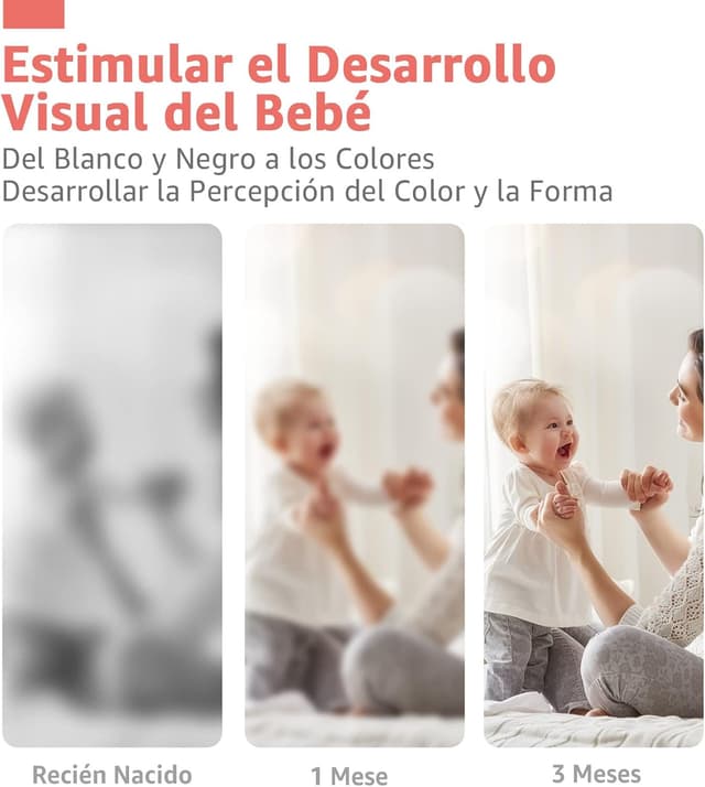 Detalle 2 de hahaland Flashcards 80 piezas estimulación visual