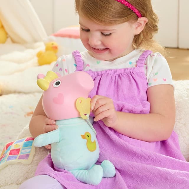 Thumbnail 6 de Peppa Pig Oinks and Snuggles Evie interactive doll 28 cm