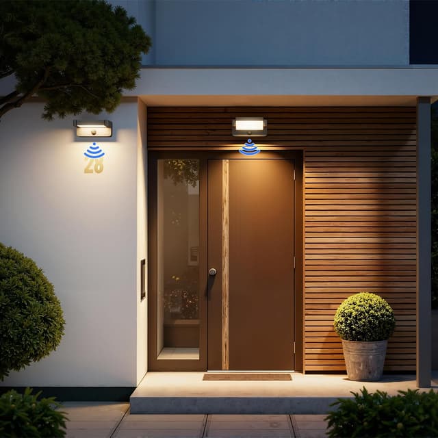 Detalle 1 de Aipsun 24W applique LED con sensore