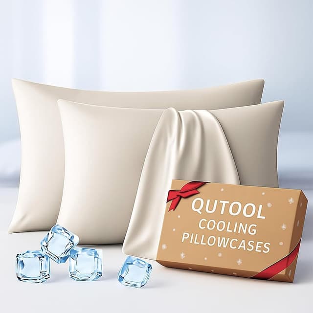 Imagen de Premium Cooling Pillowcases King Size Set of 2 — Cooling Pillowcases en OfertitasTOP