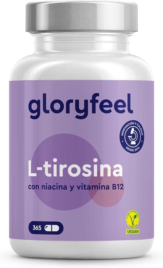 Imagen de L-Tirosina 365 Cápsulas - Energía y bienestar mental 💪 en OfertitasTOP