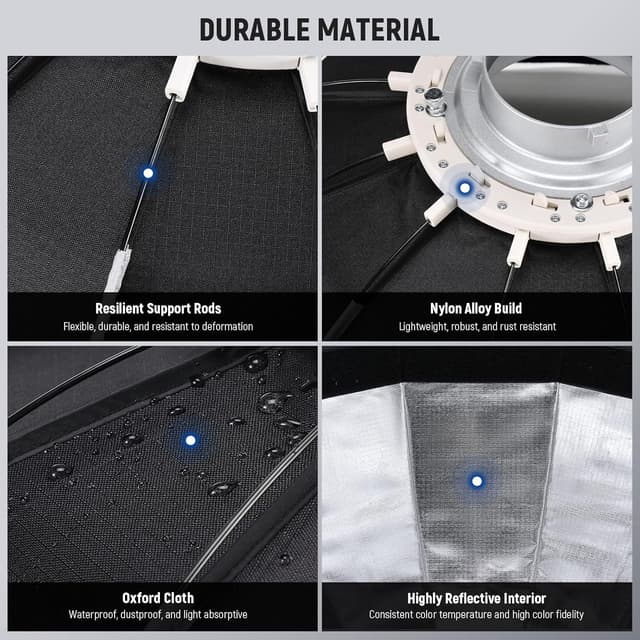 Thumbnail 2 de NEEWER 65cm Parabolische Softbox Bowens Mount