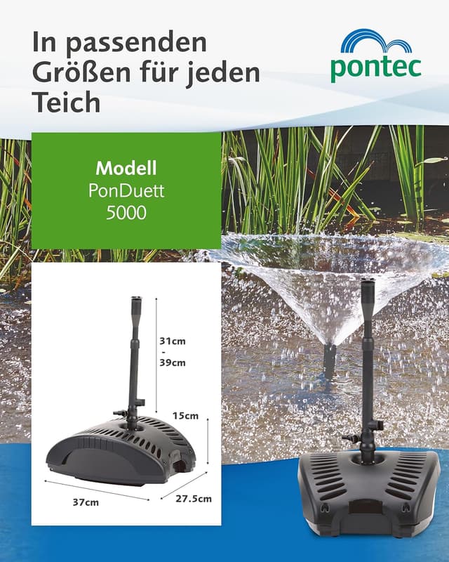 Thumbnail 5 de Pontec PonDuett 5000 Unterwasserfilter