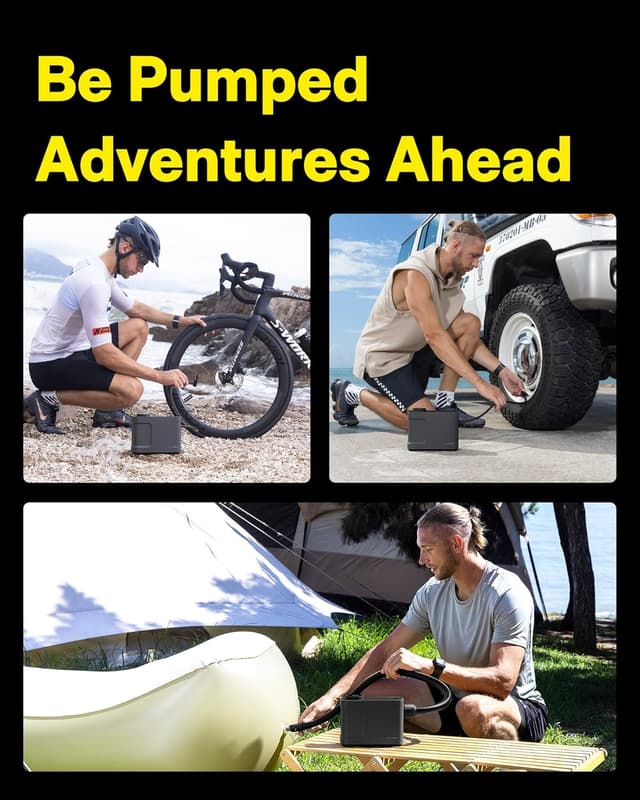 Thumbnail 5 de HOTO Air Pump Master 3x2500mAh portable inflator