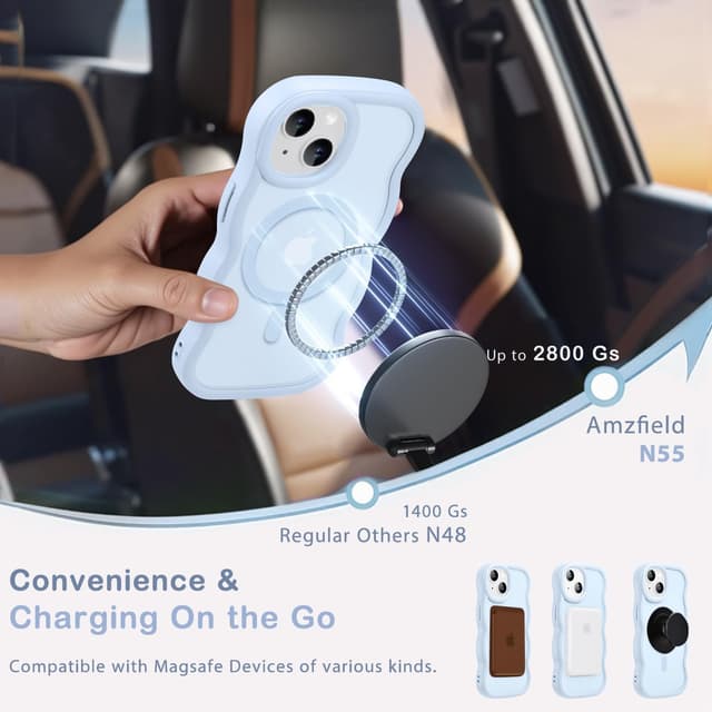 Thumbnail 1 de Amzfield Magnetic Case for iPhone 15 Plus / 14 Plus