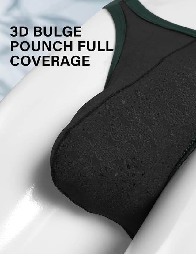 Detalle de Casey Kevin CK2104 Black Low Rise Men’s G-string Thong (XXL)