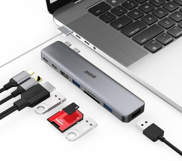 Imagen de BHHB M81 Hub USB C per MacBook 8-in-2 en OfertitasTOP