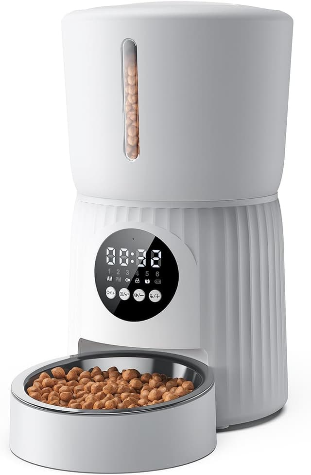 Detalle de Faroro Automatic Cat Feeder 4L with timer