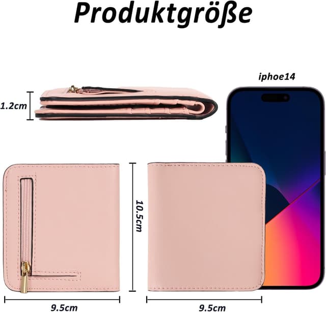 Detalle 2 de TANTOMI Portafoglio donna compatto RFID 10,5x9,5