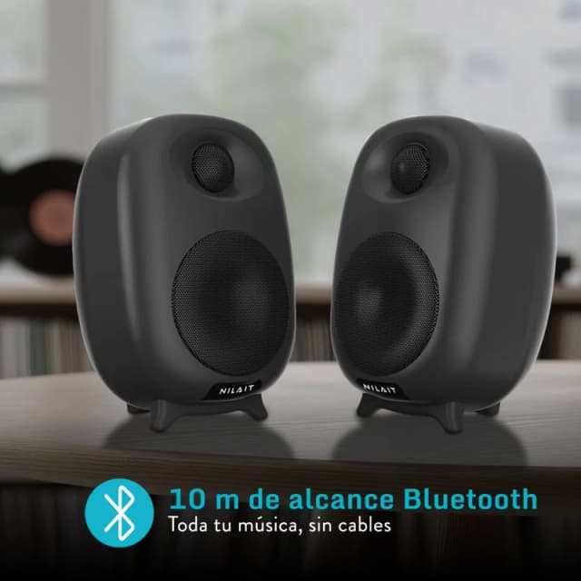Detalle 2 de Nilait ACUSTIQ 50 W — altavoces Bluetooth negros