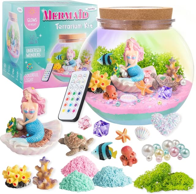 Thumbnail 6 de JOYEEMAX Unicorn Light-Up Terrarium Kit DIY 1