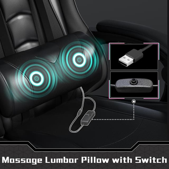 Thumbnail 3 de Yaheetech silla gaming ergonómica