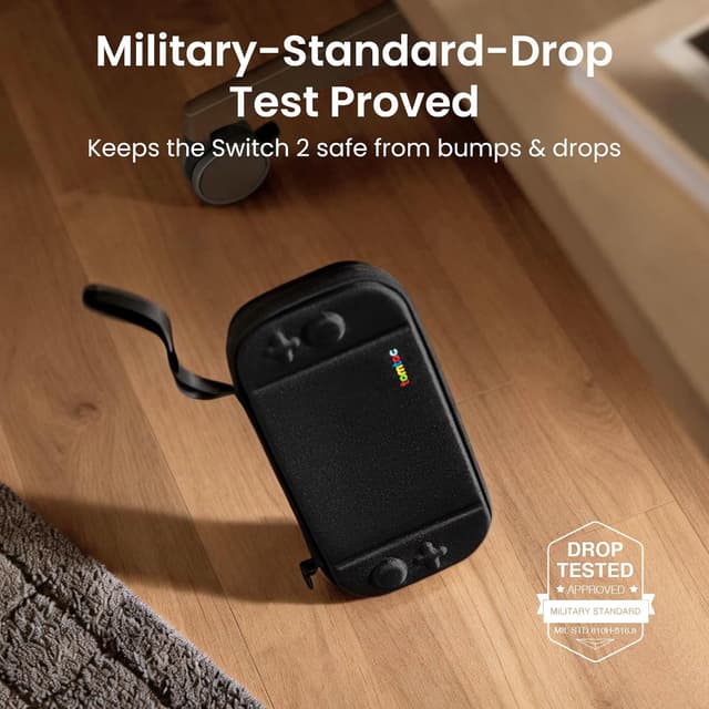 Detalle 2 de tomtoc Slim Carrying Case for Nintendo Switch 2 (Model 2025) with 12 Game Card Slots