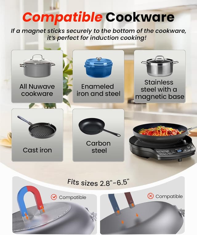 Thumbnail 6 de Nuwave Diamond Induction Cooktop 91 Temps