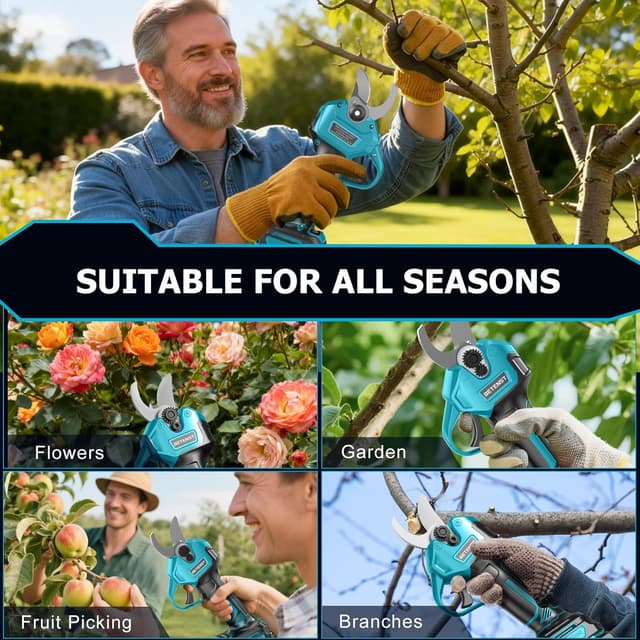 Thumbnail 6 de BETENST Tijeras de Podar 21V 2 baterías