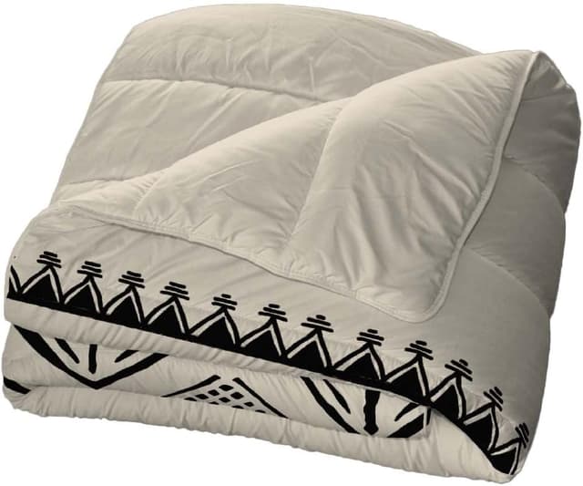 Detalle de Bleu Câlin Couette chaude imprimée 1 personne, 140x200 cm en microfibre