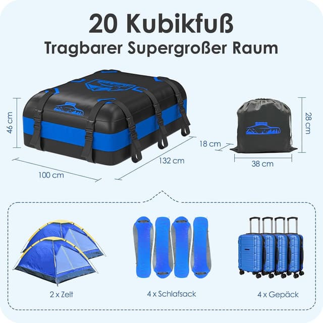 Thumbnail 2 de Rymopuey Dachbox Faltbar 566 L