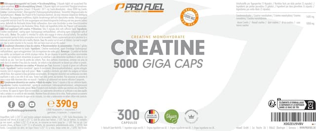 Thumbnail 5 de Creatin 5000 Giga Caps 1137 mg